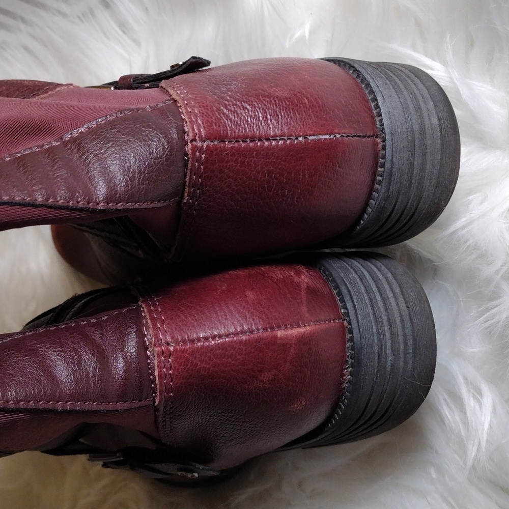 Earth Origins Penelope brown leather boots sz 7W. - Picture 8 of 15
